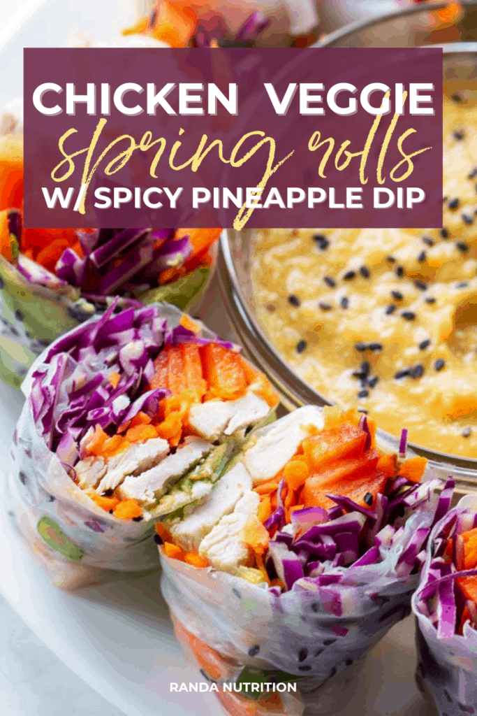 Chicken spring rolls