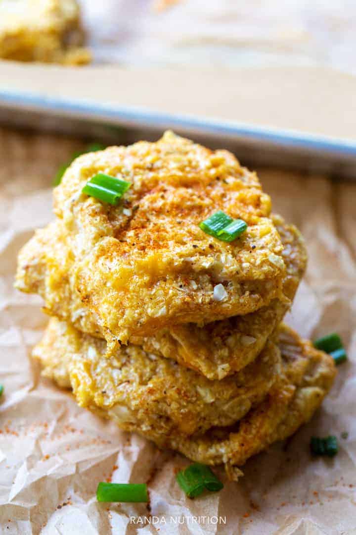 Baked Cauliflower Hashbrown Patties