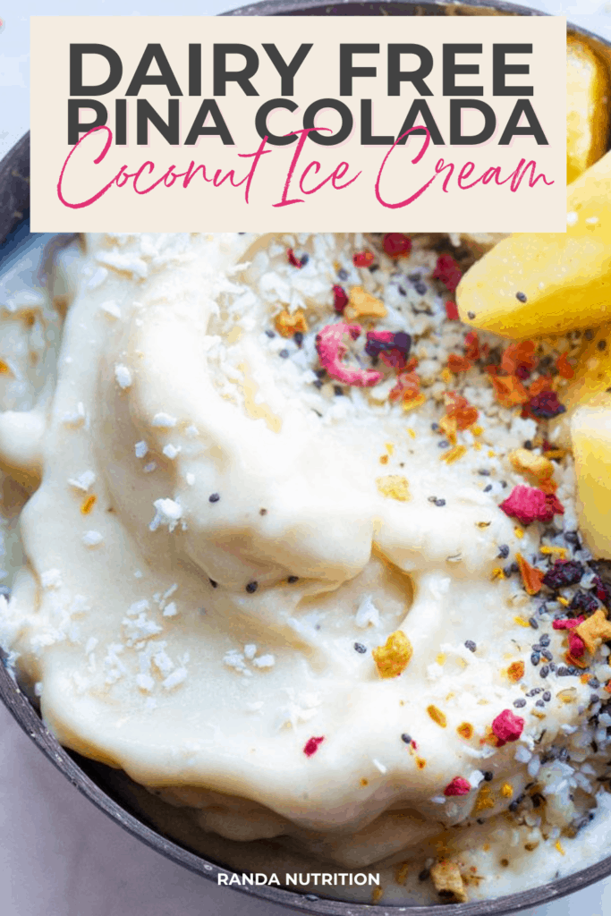 dairy free pina colada ice cream recipe
