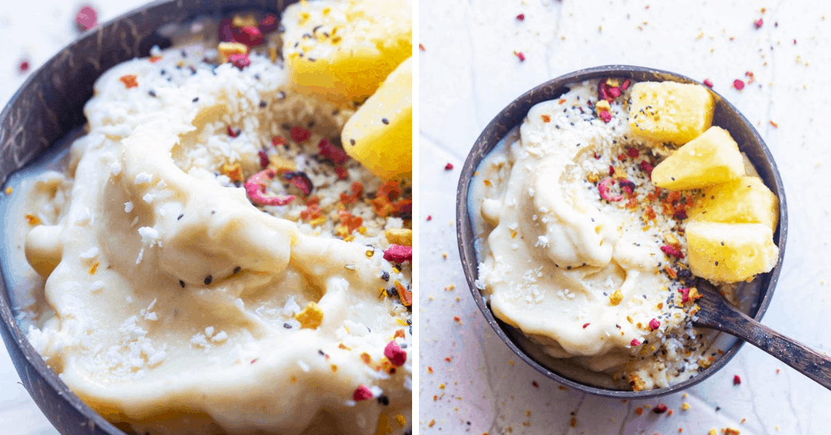 Pina Colada Ice Cream Recipe (Dairy Free) | Randa Nutrition