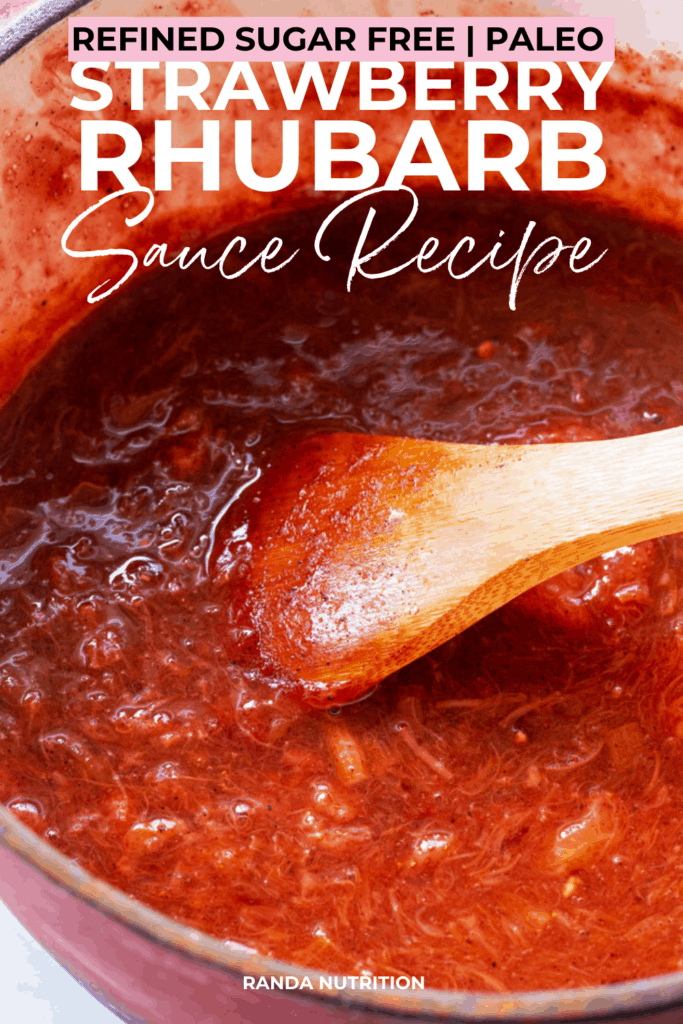 Strawberry Rhubarb Sauce