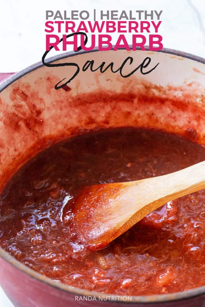 paleo strawberry rhubarb sauce