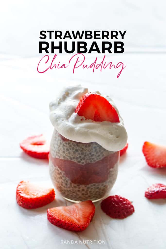 strawberry rhubarb chia pudding recipe