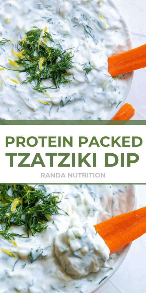 healthy protein tzatziki