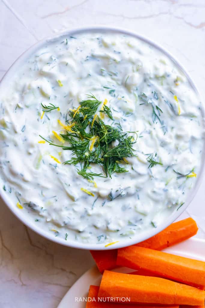 healthy tzatziki sauce