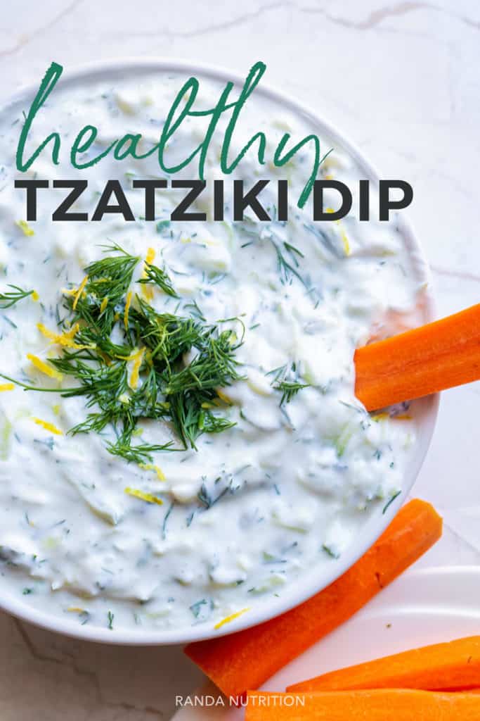 healthy tzatziki dip