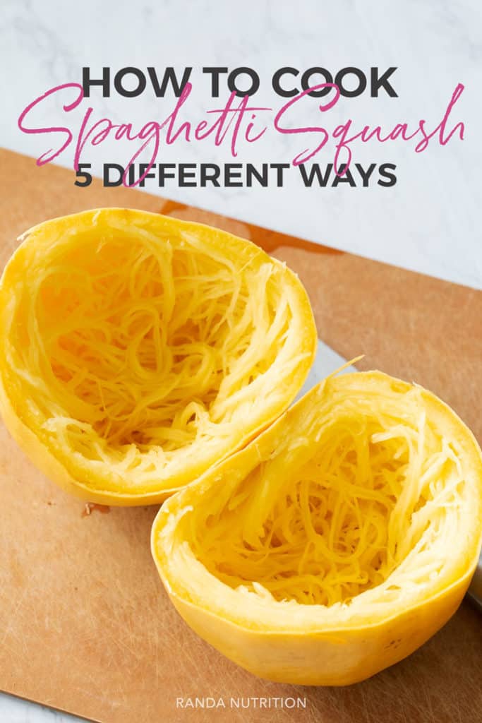 how to cook spaghetti squash 5 different ways