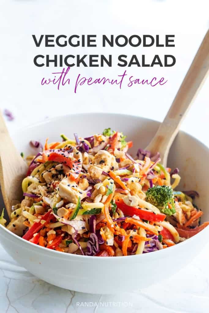Veggie Noodle Chicken Salad
