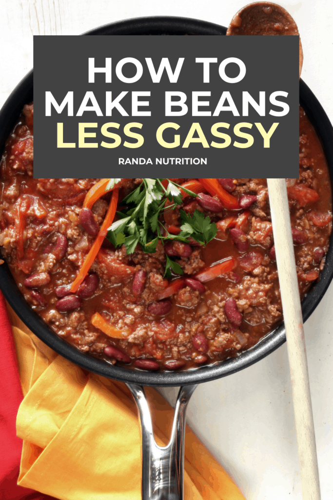 how to make beans less gassy