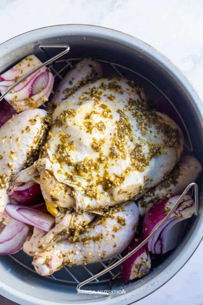 how to cook a whole chicken in a pressure cooker