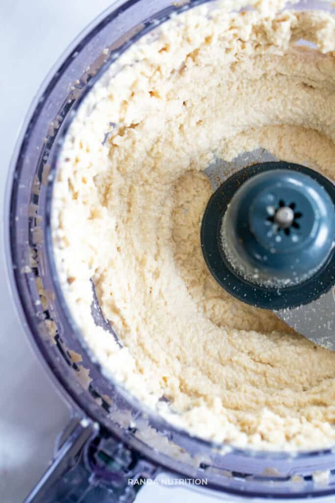 cashew cream cheese in a food processor