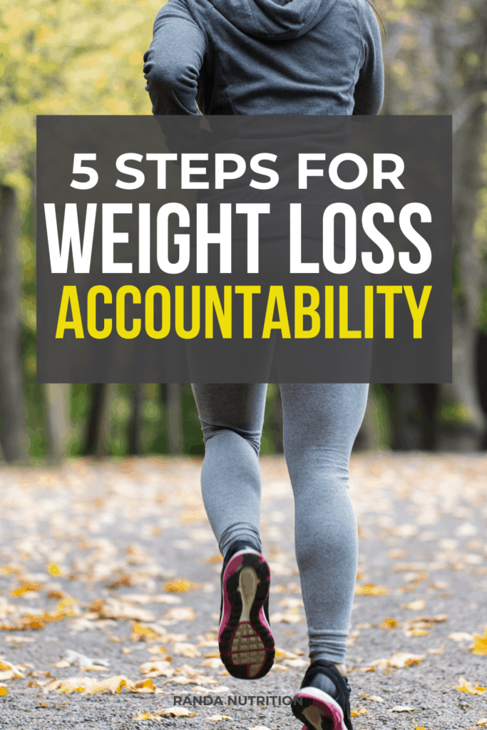 5 steps for weight loss accountability