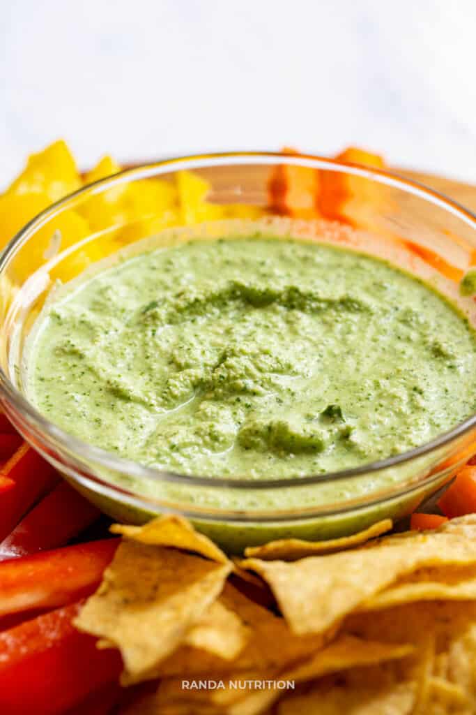 whole30 cashew dip for parties