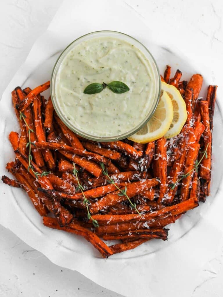 air fryer carrot fries