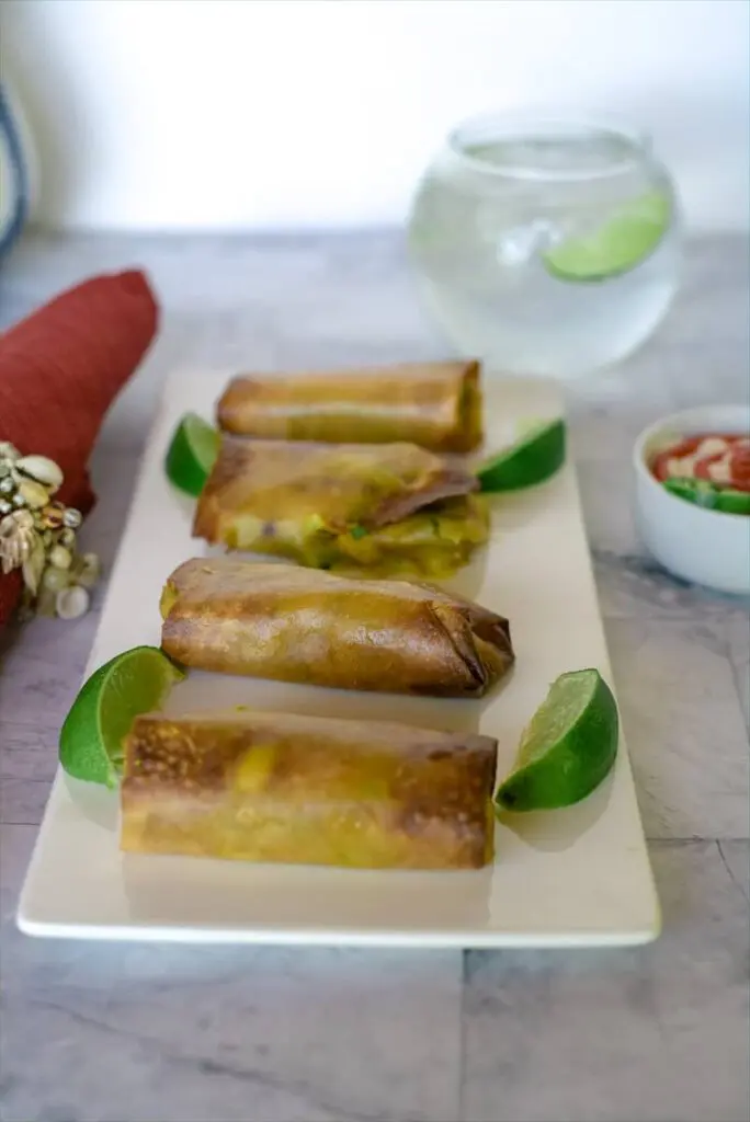 air fryer spring rolls