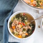 healthy sausage kale soup 6