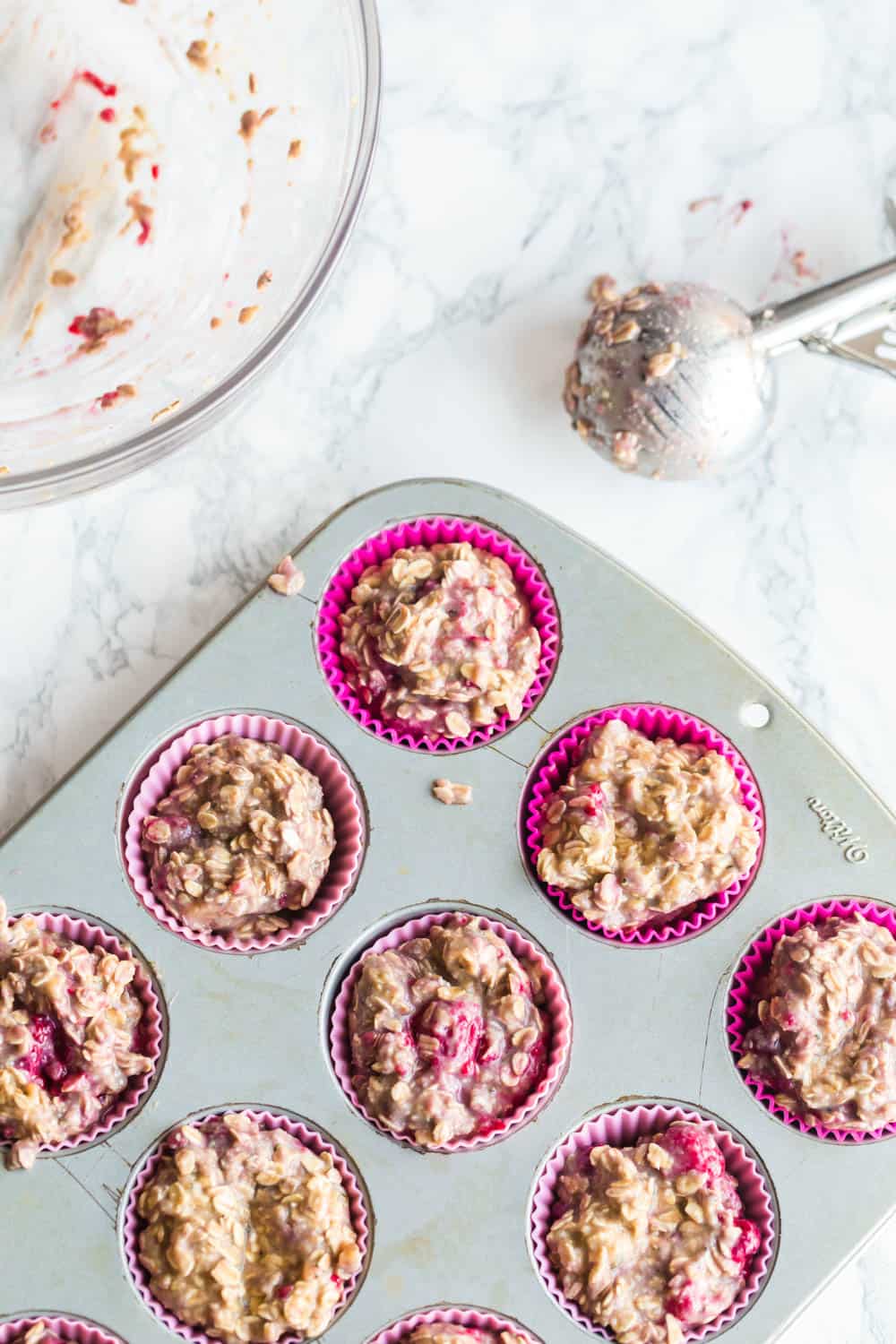 Healthy Raspberry Protein Oatmeal Muffins Recipe Randa Nutrition