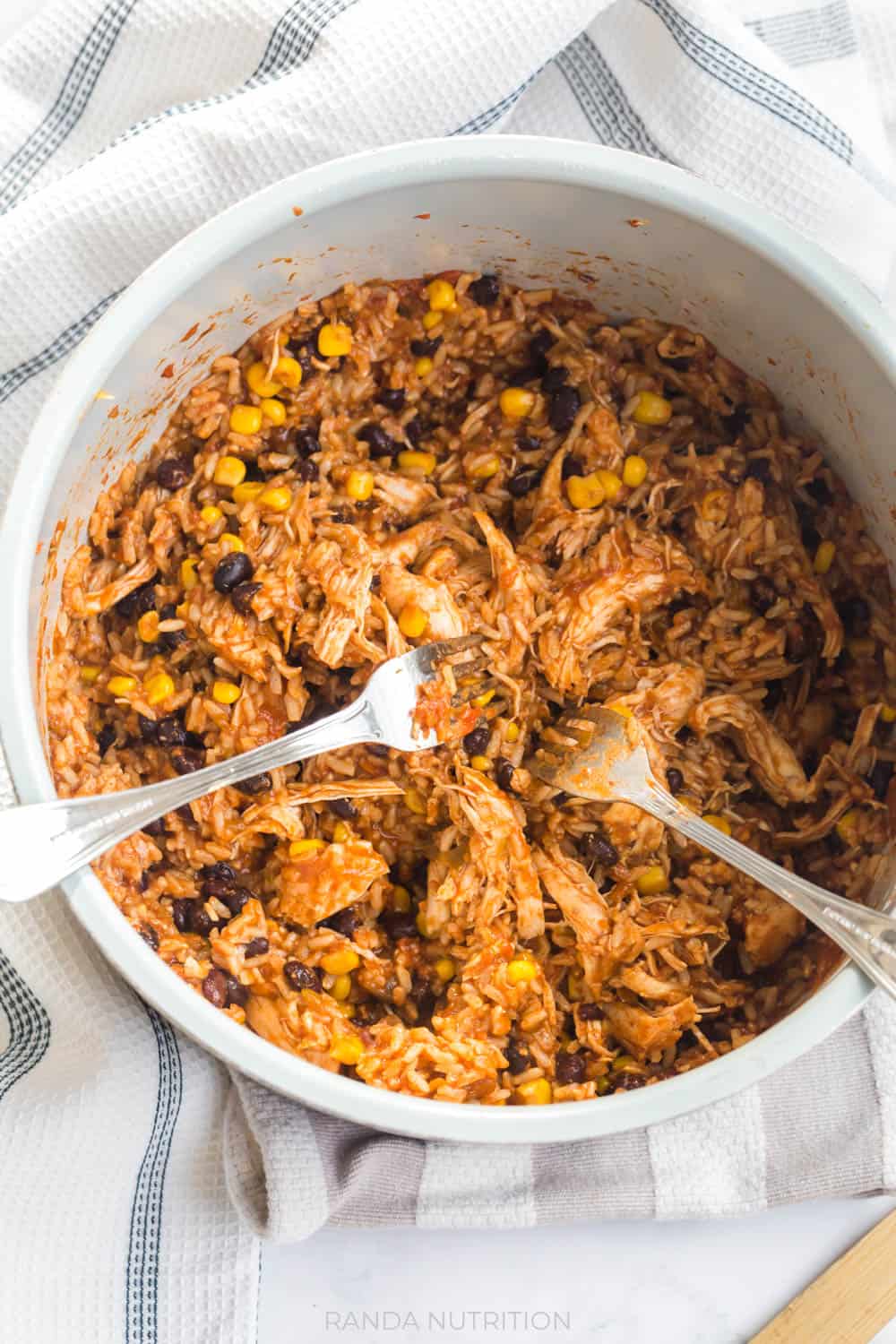 Instant Pot Chicken Burrito Bowls Recipe