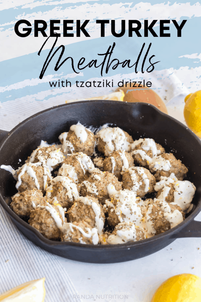 healthy greek turkey meatballs