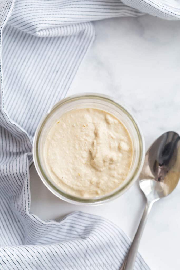 smooth and creamy jalapeno lime cashew sauce