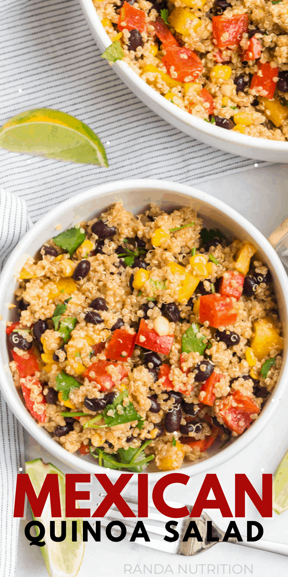 Mexican Quinoa Salad Recipe | Randa Nutrition