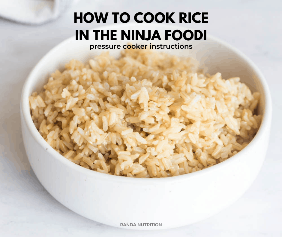 How To Cook Brown Rice In The Ninja Foodi Randa Nutrition