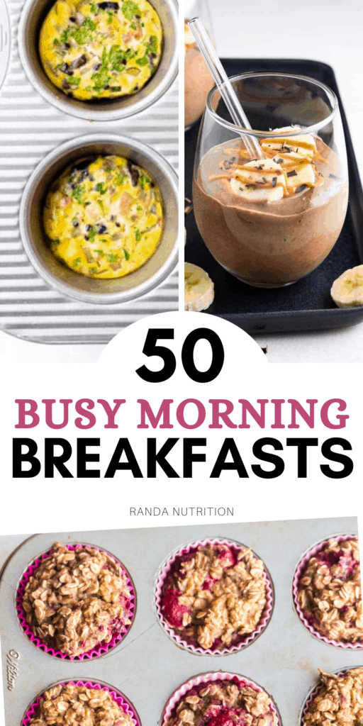 weekday breakfasts for busy school mornings