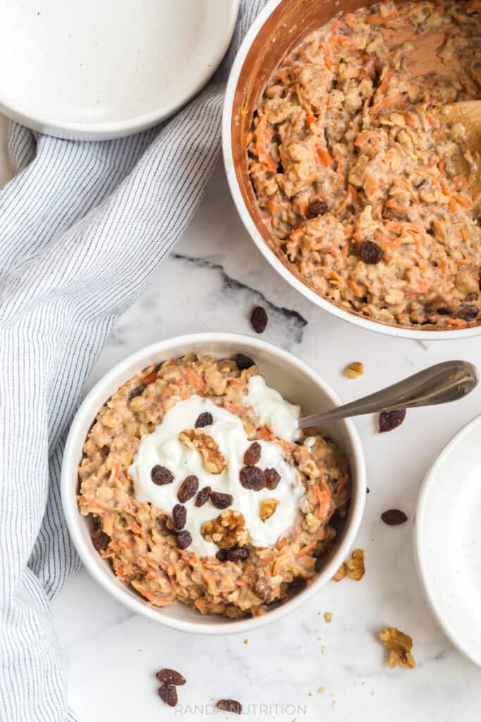 oatmeal with veggies