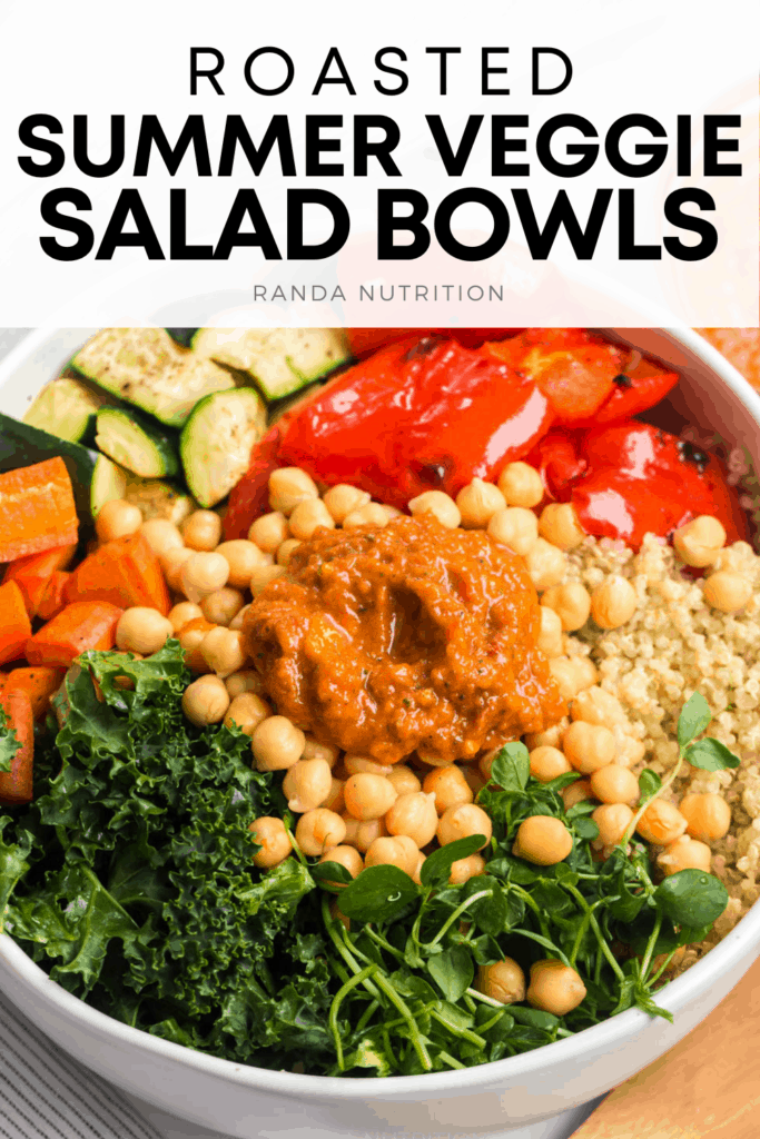 roasted summer veggie bowls