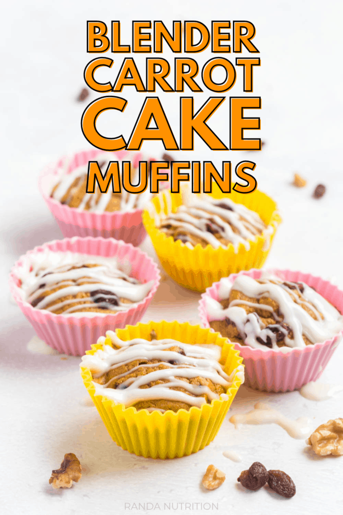 blender carrot cake muffins