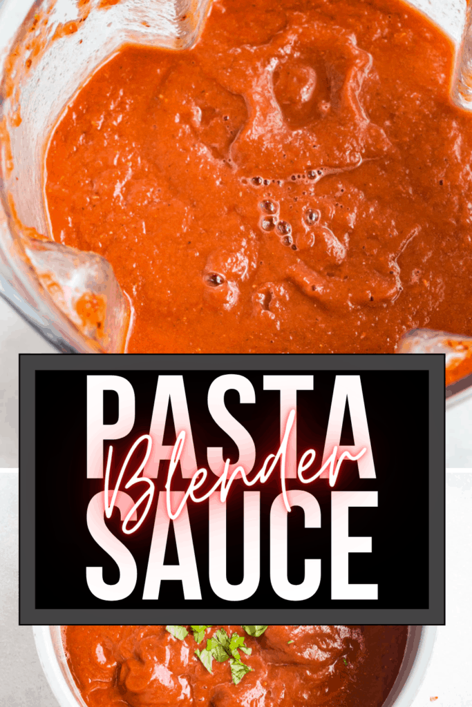 Pasta Blender Sauce