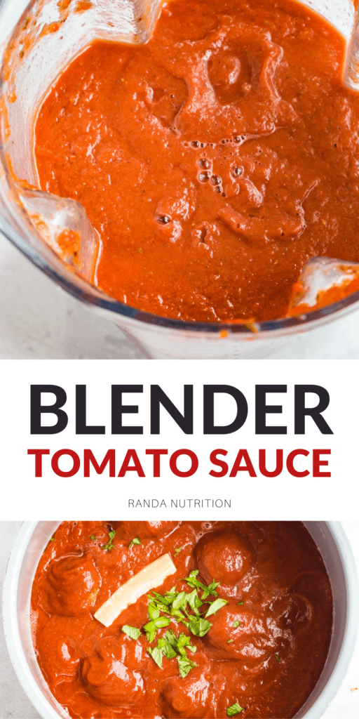 blender tomato sauce