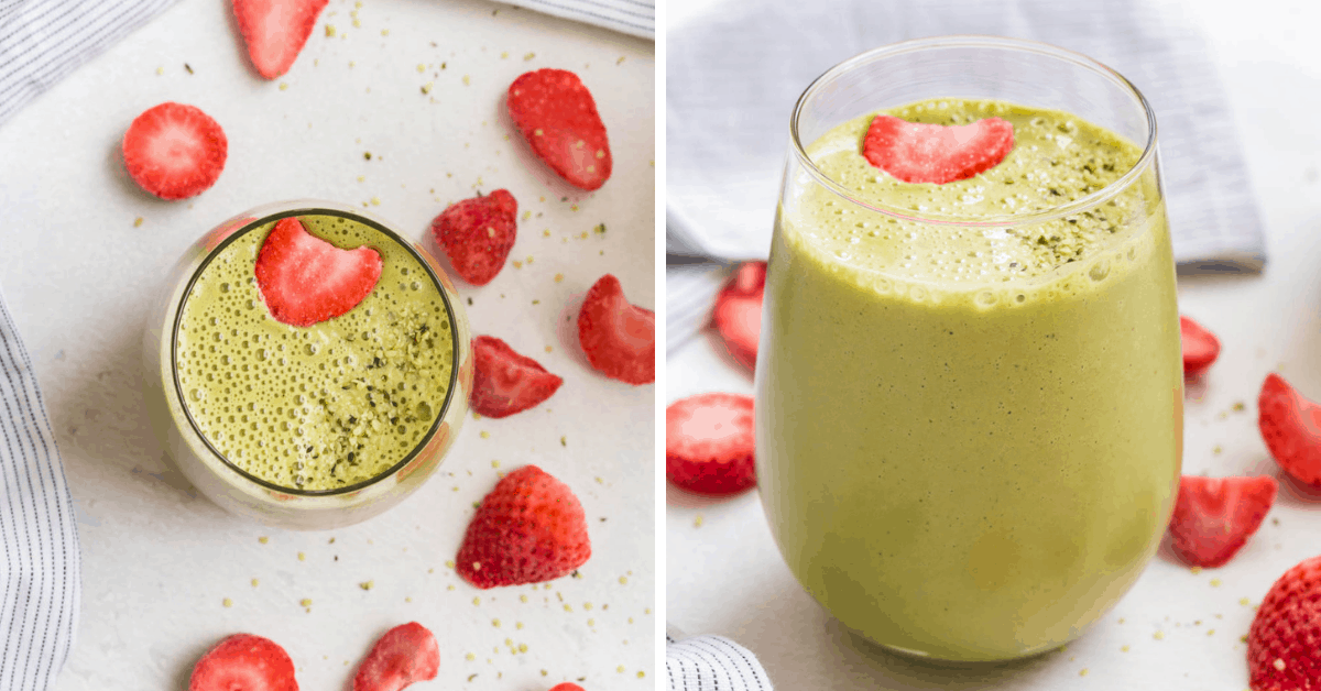 Strawberry Spinach Smoothie Recipe Randa Nutrition