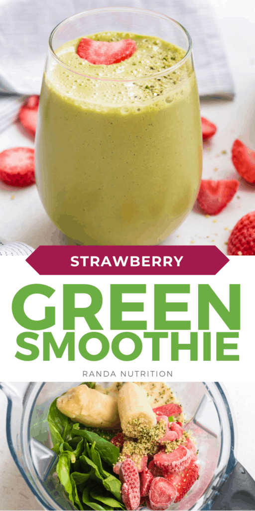 strawberry green smoothie