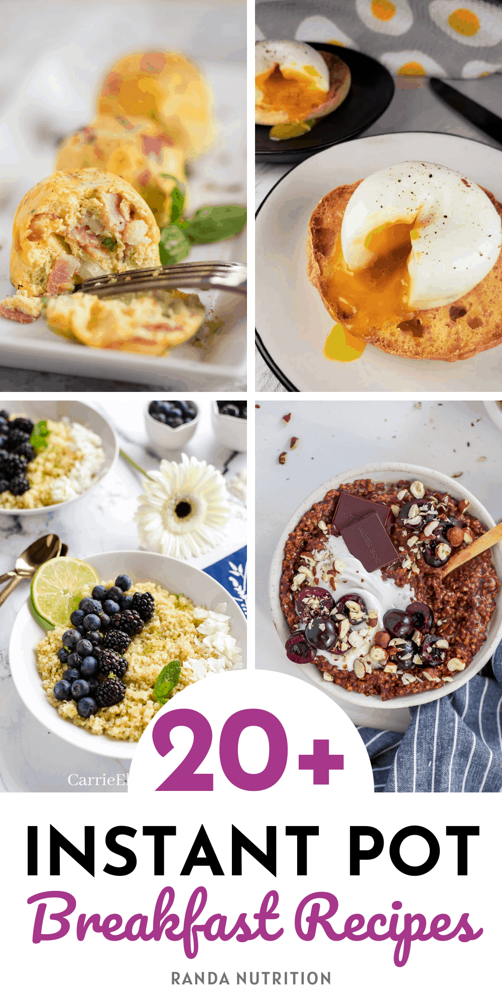20+ Healthy Instant Pot Breakfast Recipes | Randa Nutrition