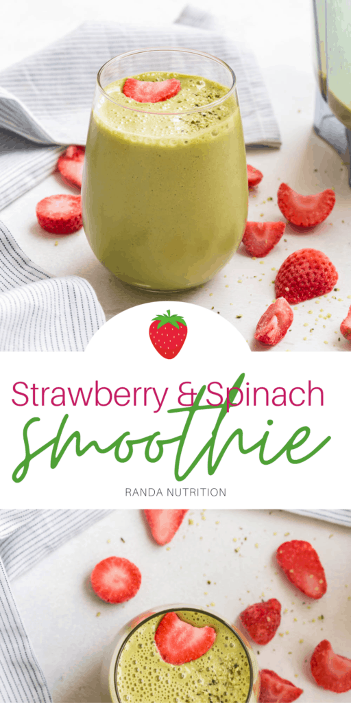 Strawberry Spinach Smoothie