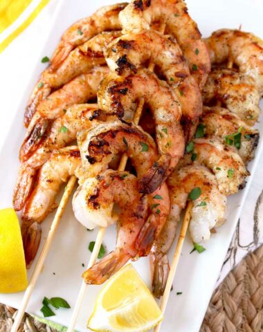 grilled shrimp skewers