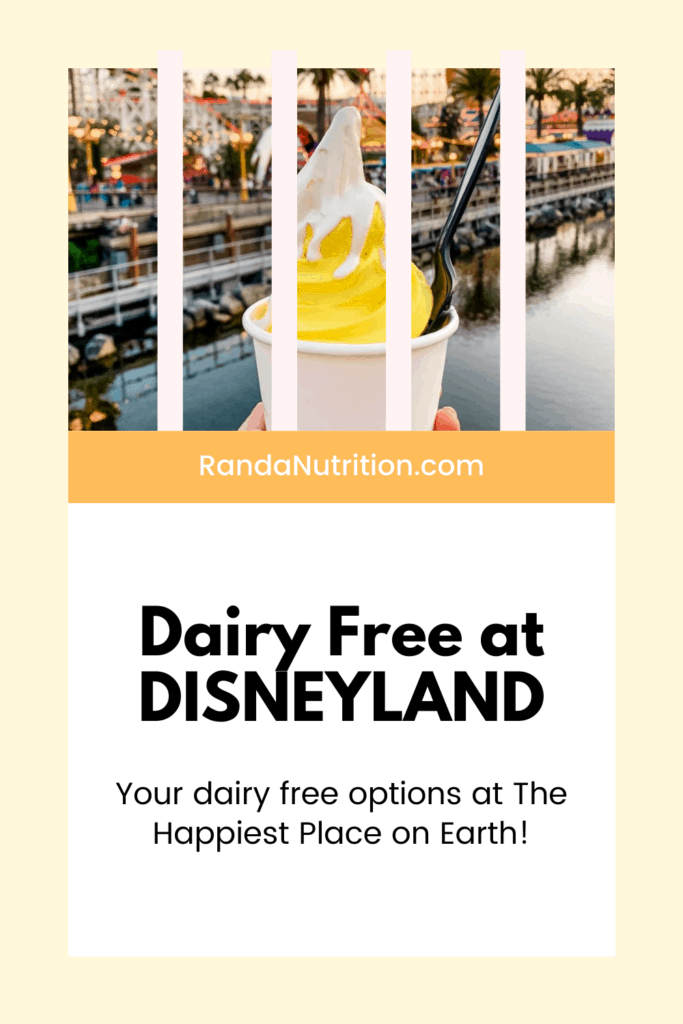 dairy free at disney