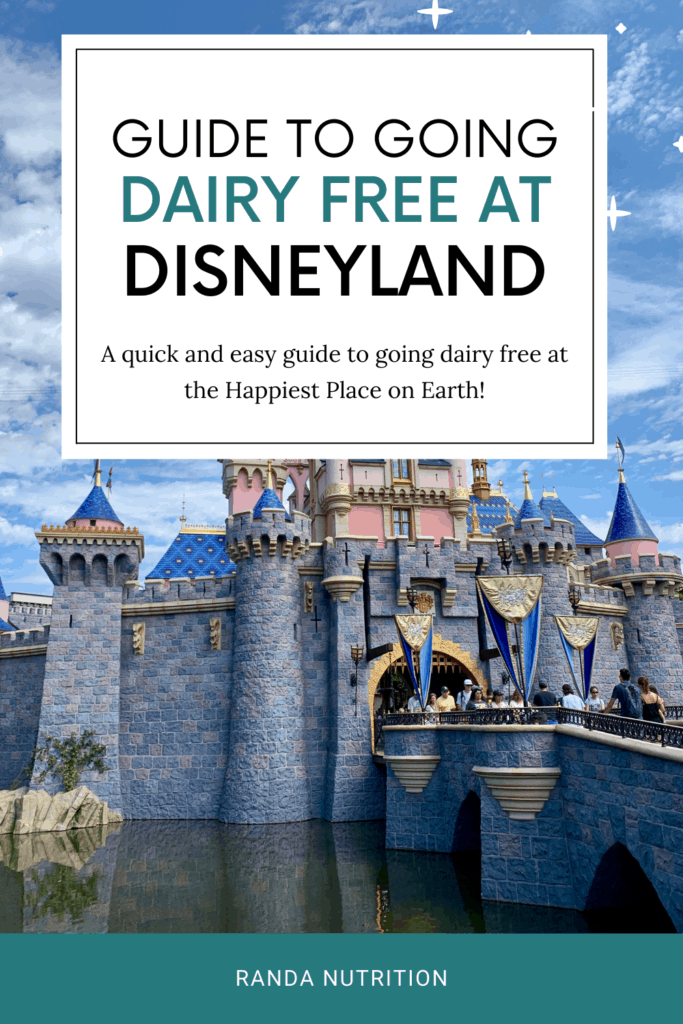 dairy free Disneyland guide