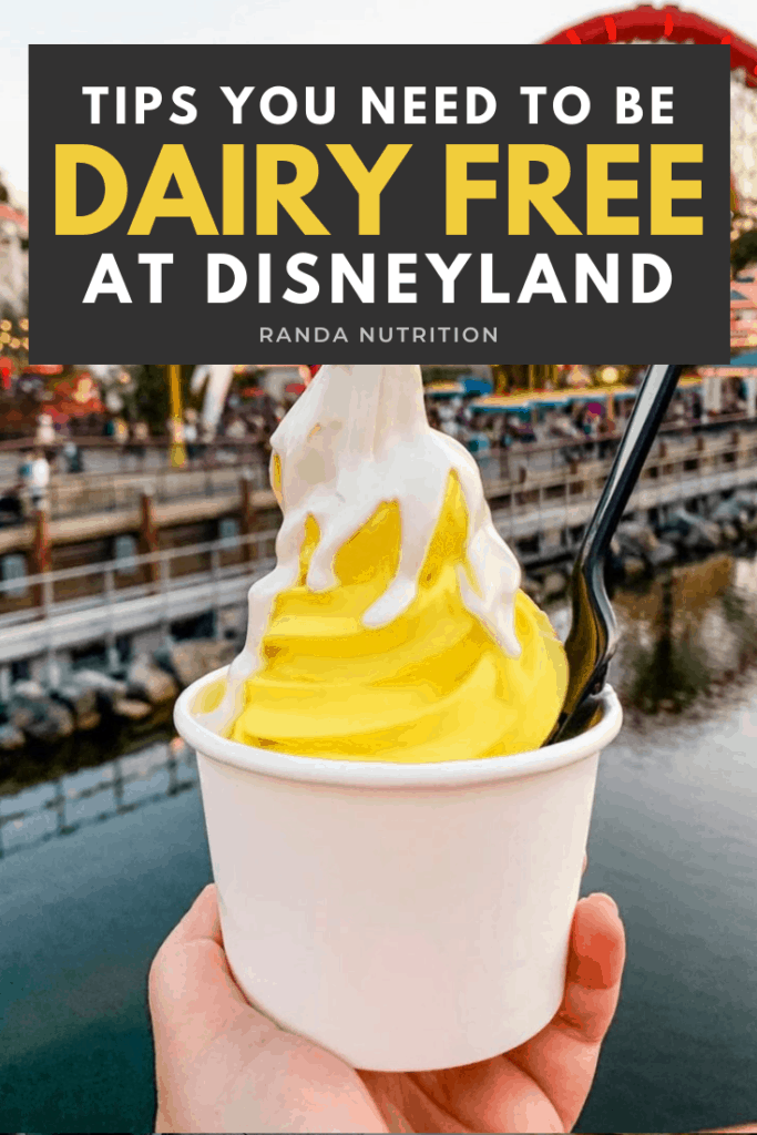 dairy free at disneyland