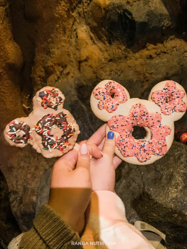 disney mickey mouse rice krispie treat and cookie