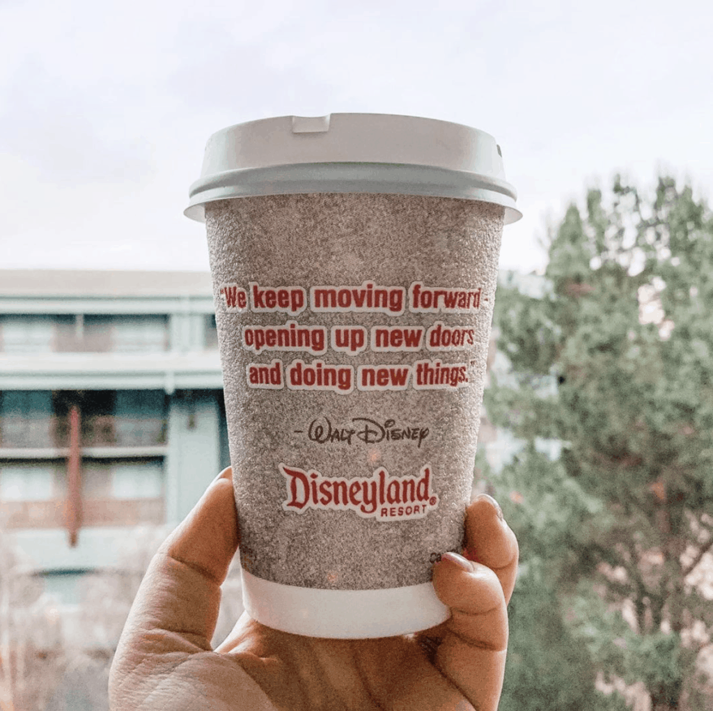 disneyland coffee with quotes