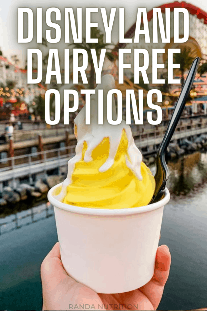 Disneyland dairy free options