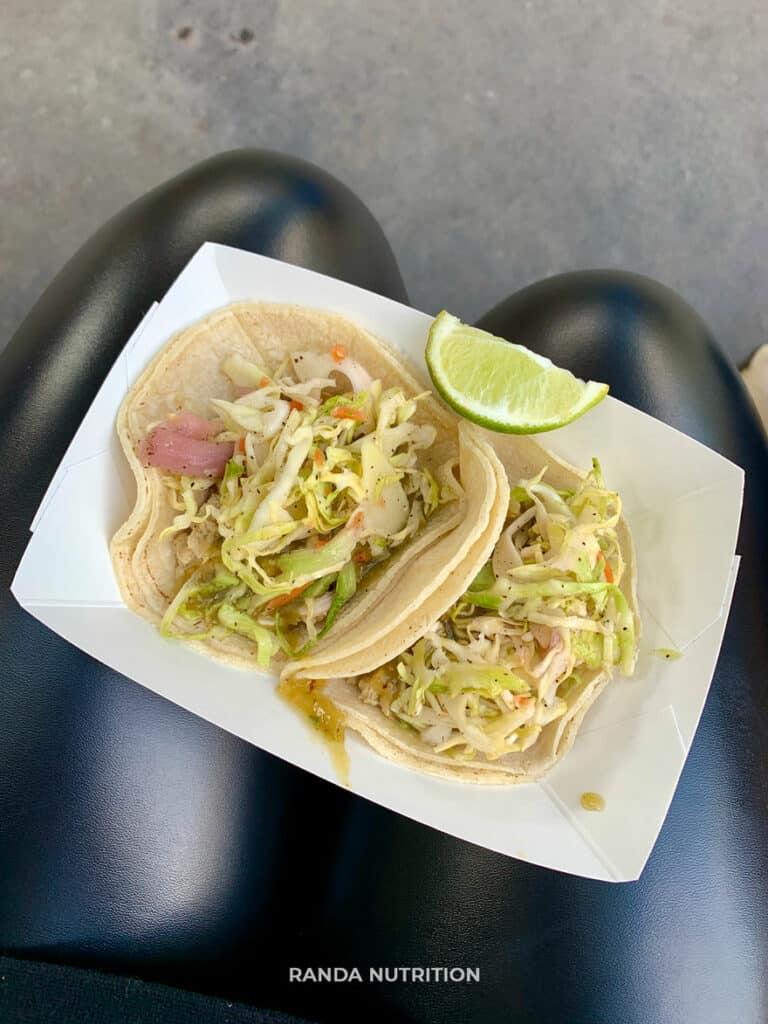 street tacos at Disneyland California Adventure