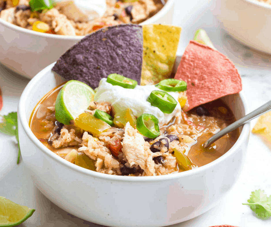 southwest soup with chicken