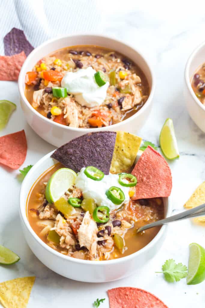 southwest chicken soup