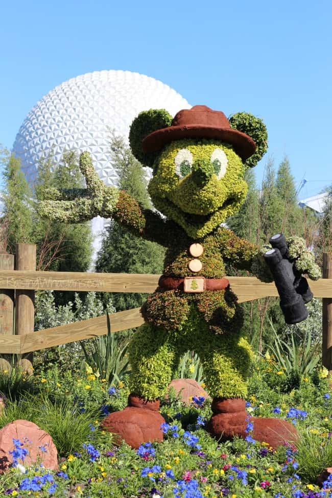 epcot flower and garden festival mickey mouse topiary