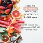 How to Set Goals for Your Health The Right Way