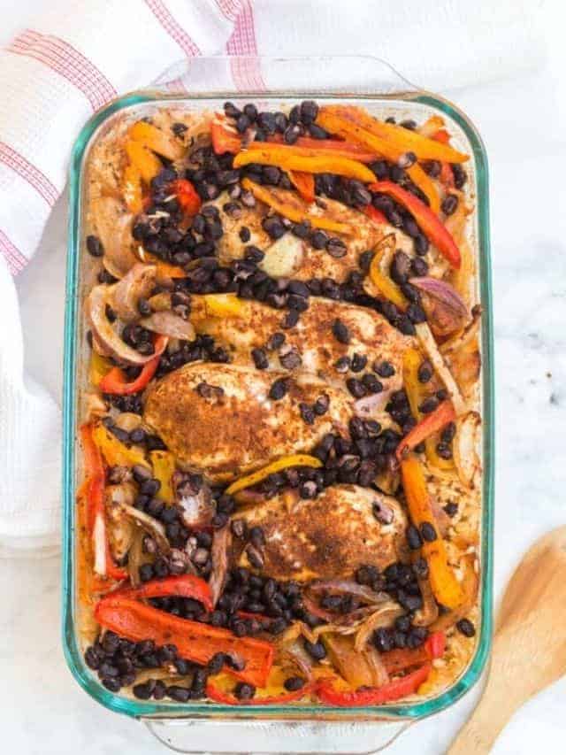 Healthy Chicken Fajita Casserole Recipe Story Randa Nutrition