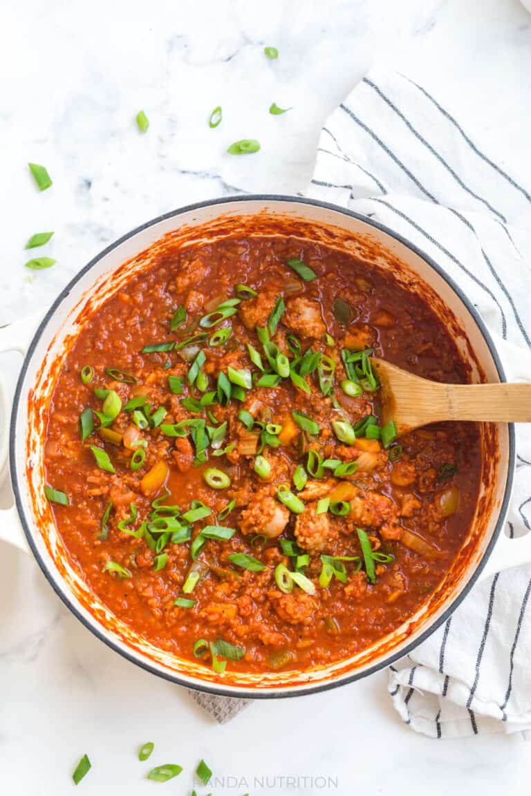 Chicken Jambalaya with Cauliflower Rice